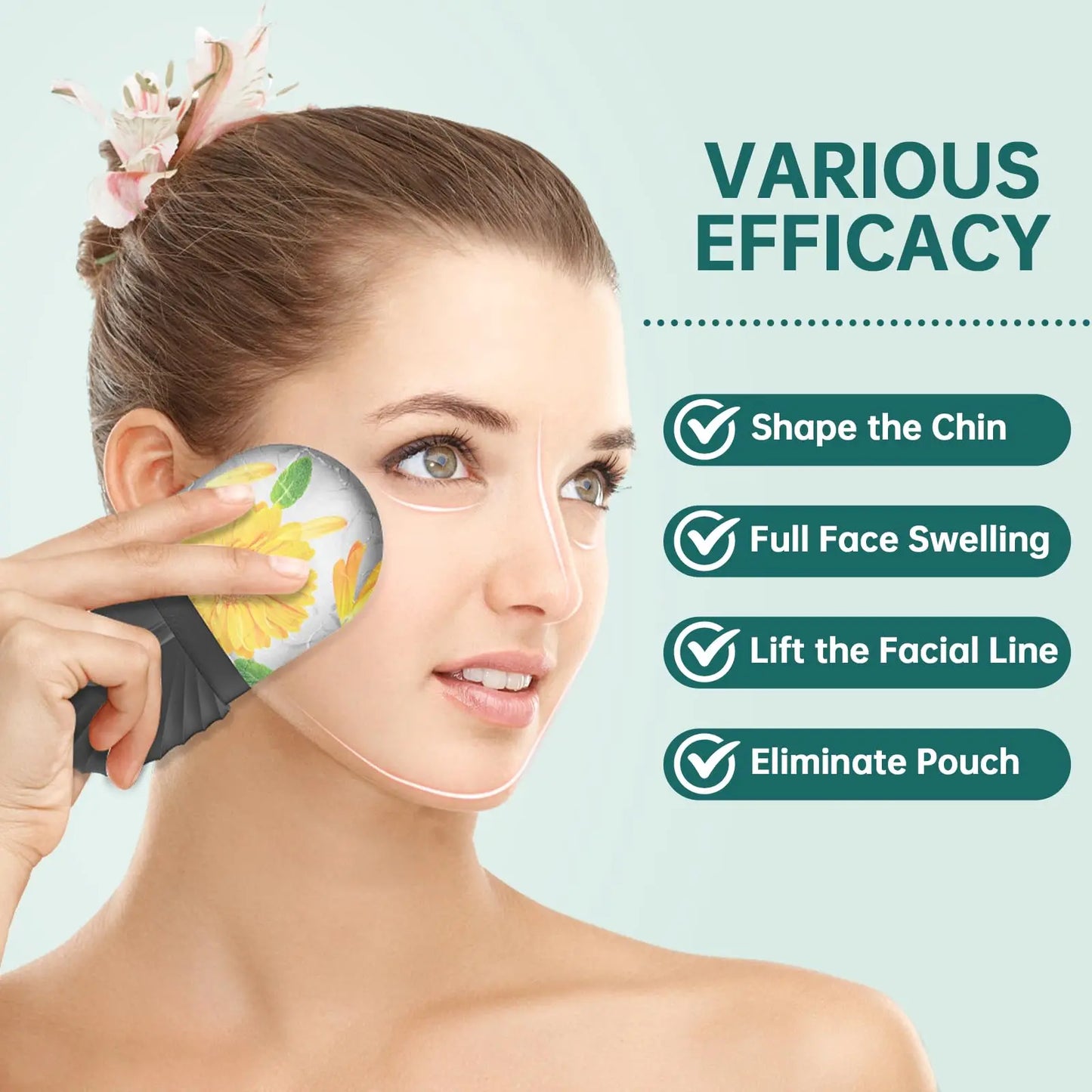 3-in-1 Face Sculpting Set – Ice Roller, Gua Sha & Ice Globe